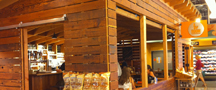 North Cal Reclaimed Redwood Paneling at Tap Room1-Whole Foods Market