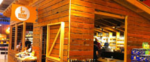 North Cal Reclaimed Redwood Paneling at Tap Room2-Whole Foods Market