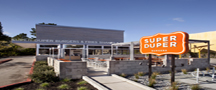 North Cal Reclaimed Redwood Siding-Super Duper Burgers-front